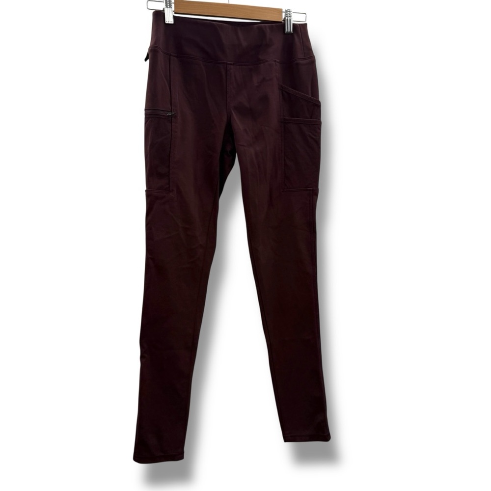 Carhartt Fitted Utility‎ Leggings Women’s Size XS Burgundy Stretch Workwear